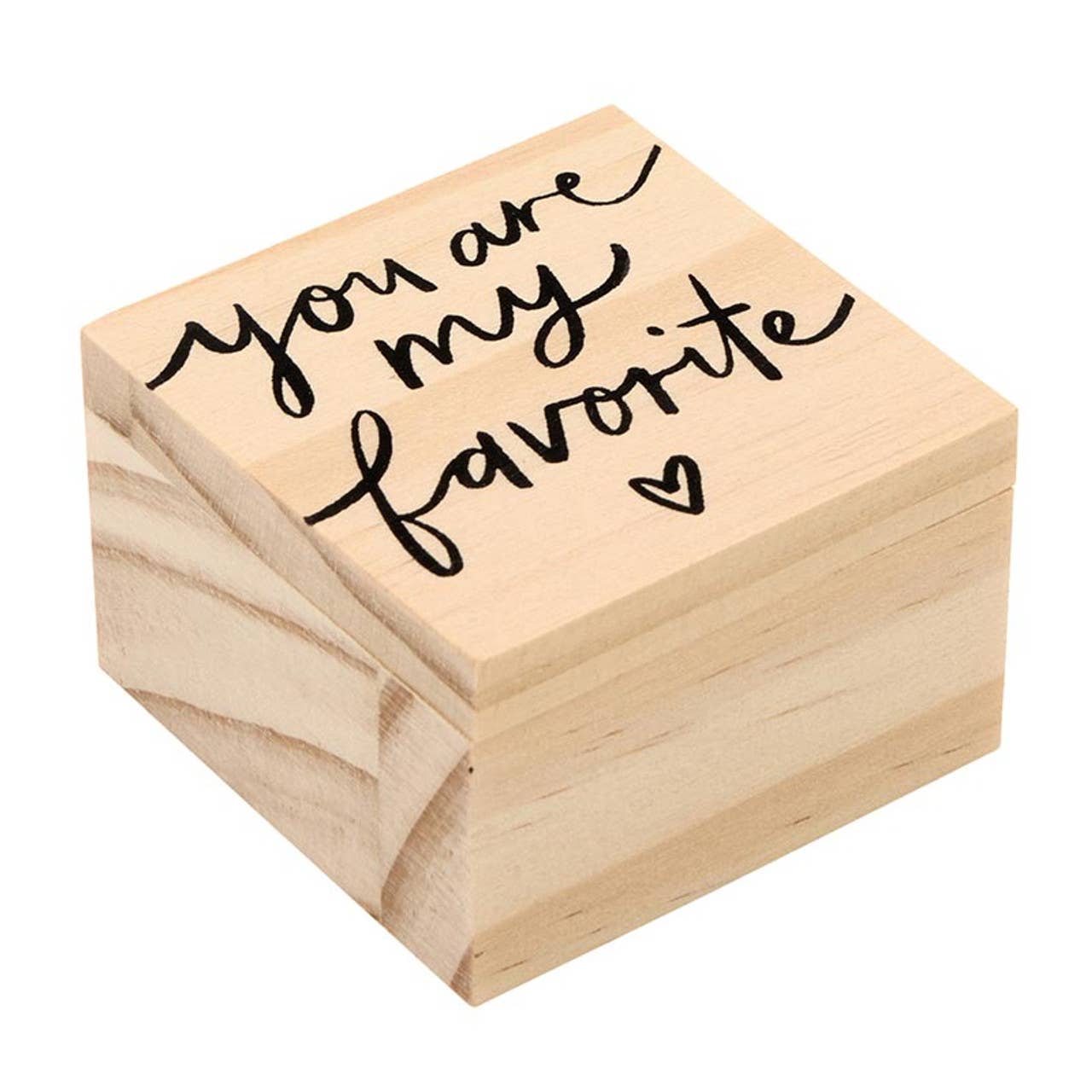 Treasure Box Earrings You Are My Favorite