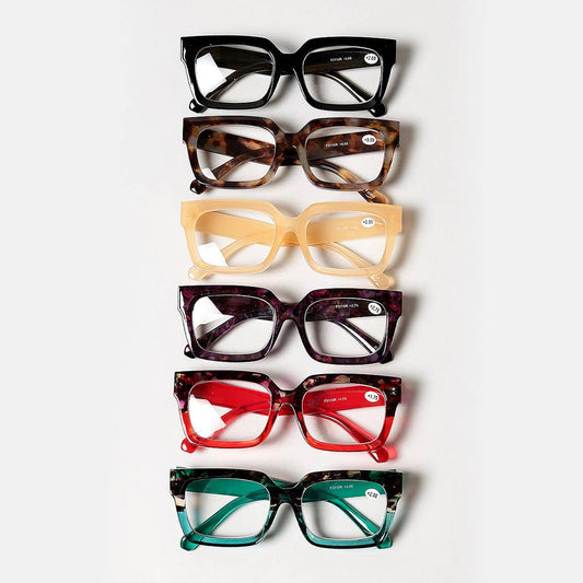 Women's Bold Square  Reading Glasses