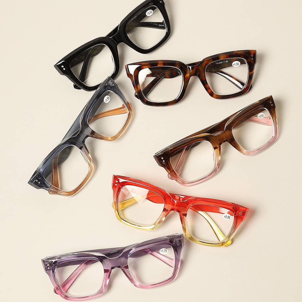 Women's  Oversized Square Reading Glasses