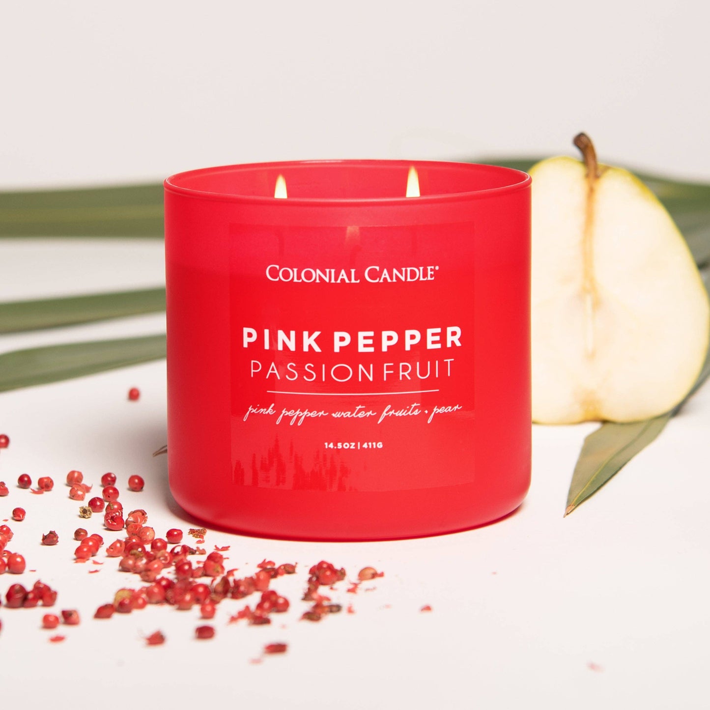 Pop of Color Pink Pepper Passionfruit, 3 Wick, 14.5oz