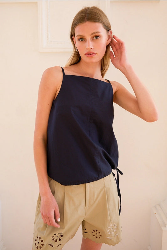 Minimal Square Neck Tank Top