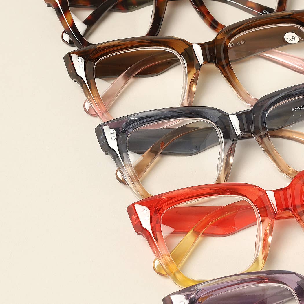 Women's  Oversized Square Reading Glasses