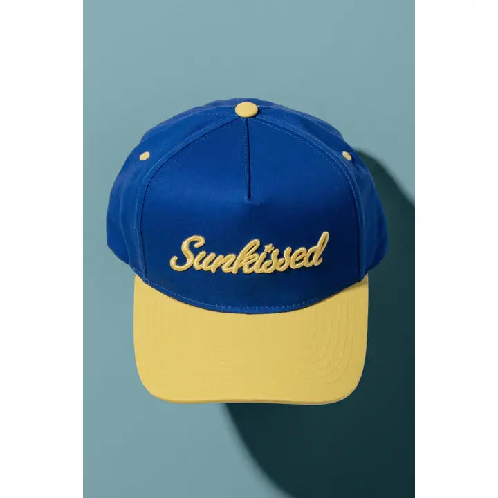 Sunkissed Embroidered Two-Tone Trucker Cap