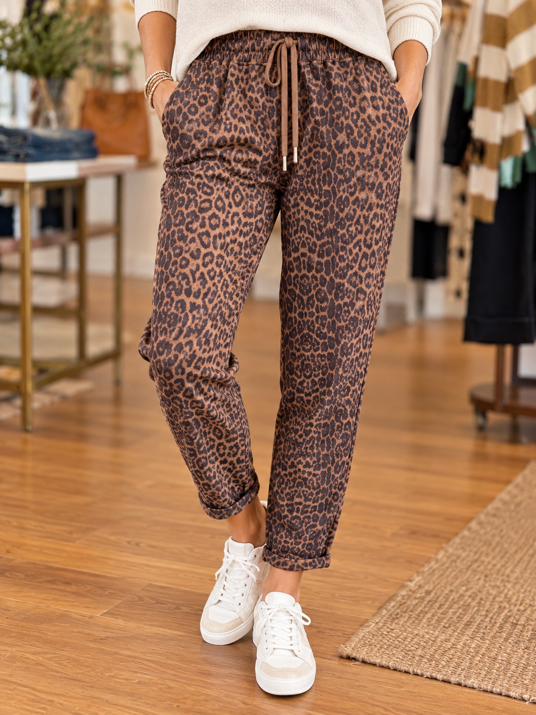 Jackie Leopard Ultra-soft Pants