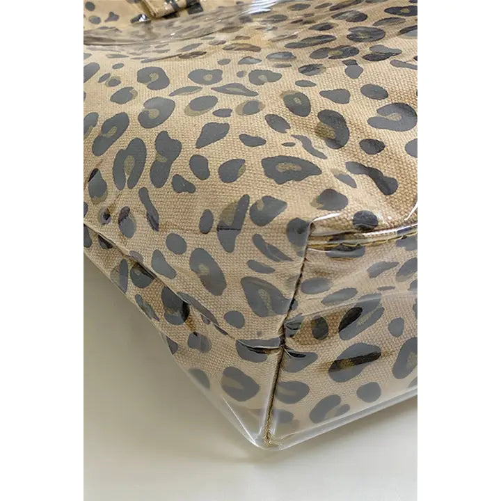 Leopard Pu Leather Tote Bag