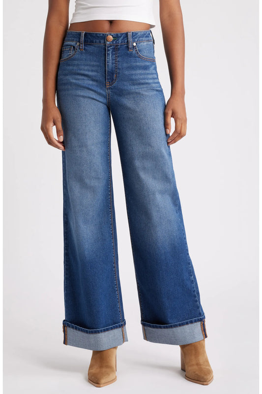 1822 High Waist Slim Wide Leg Jeans