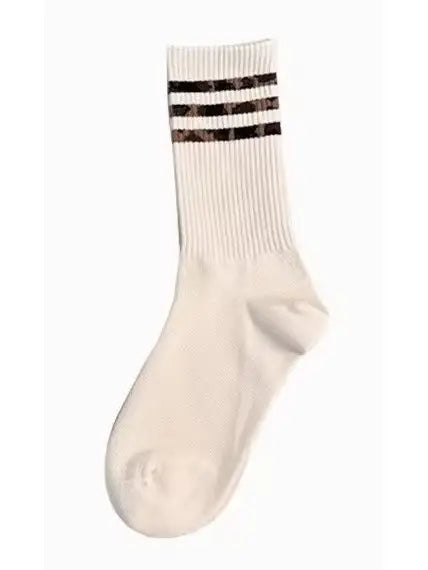Animal Leopard Half Crew Throwback Socks