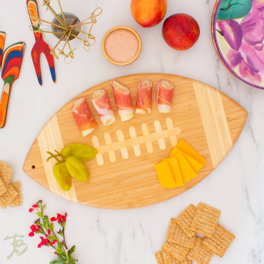 Football Charcuterie Serving Tray