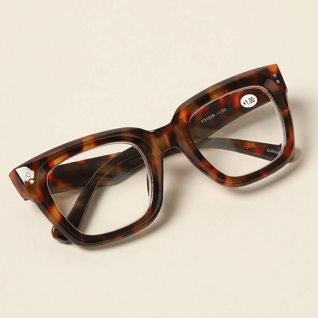 Women's  Oversized Square Reading Glasses
