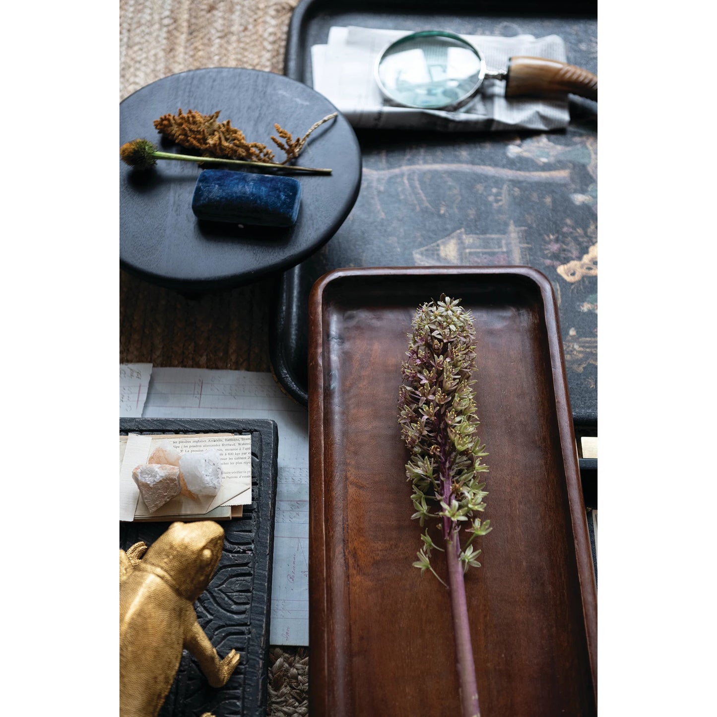 Mimosa & Cardamom Scented Incense Cones with Ceramic Incense Holder