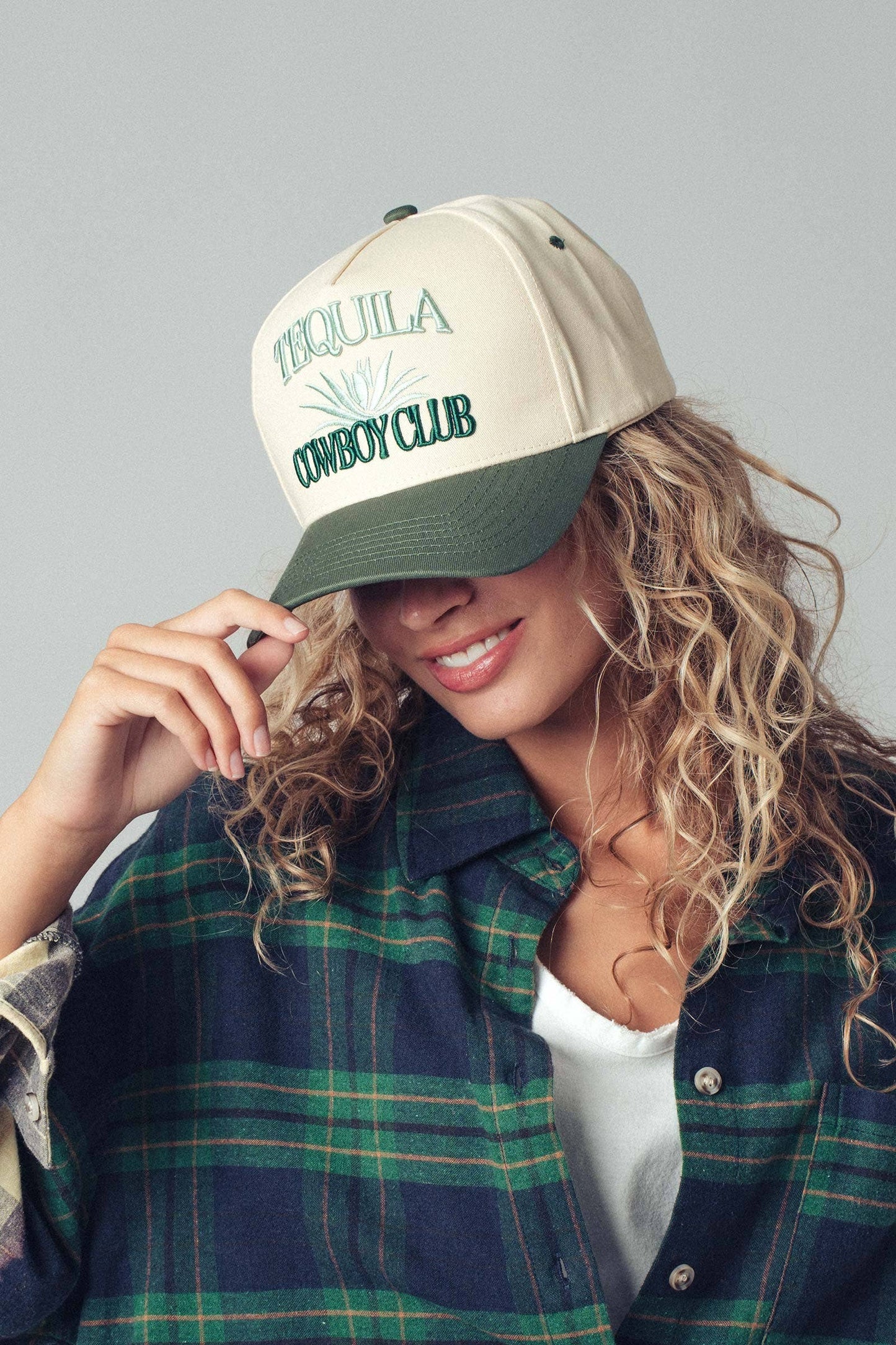 Tequila Cowboy Embroidered Trucker Cap