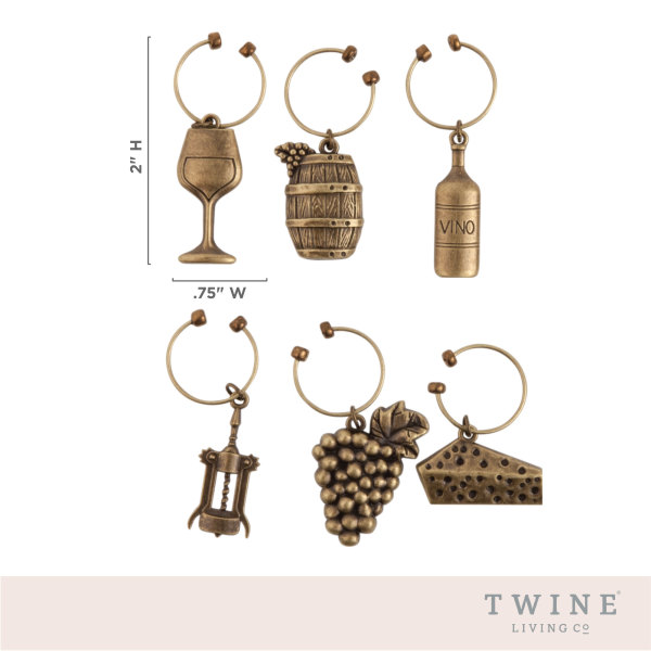 Vineyard Wine Charms