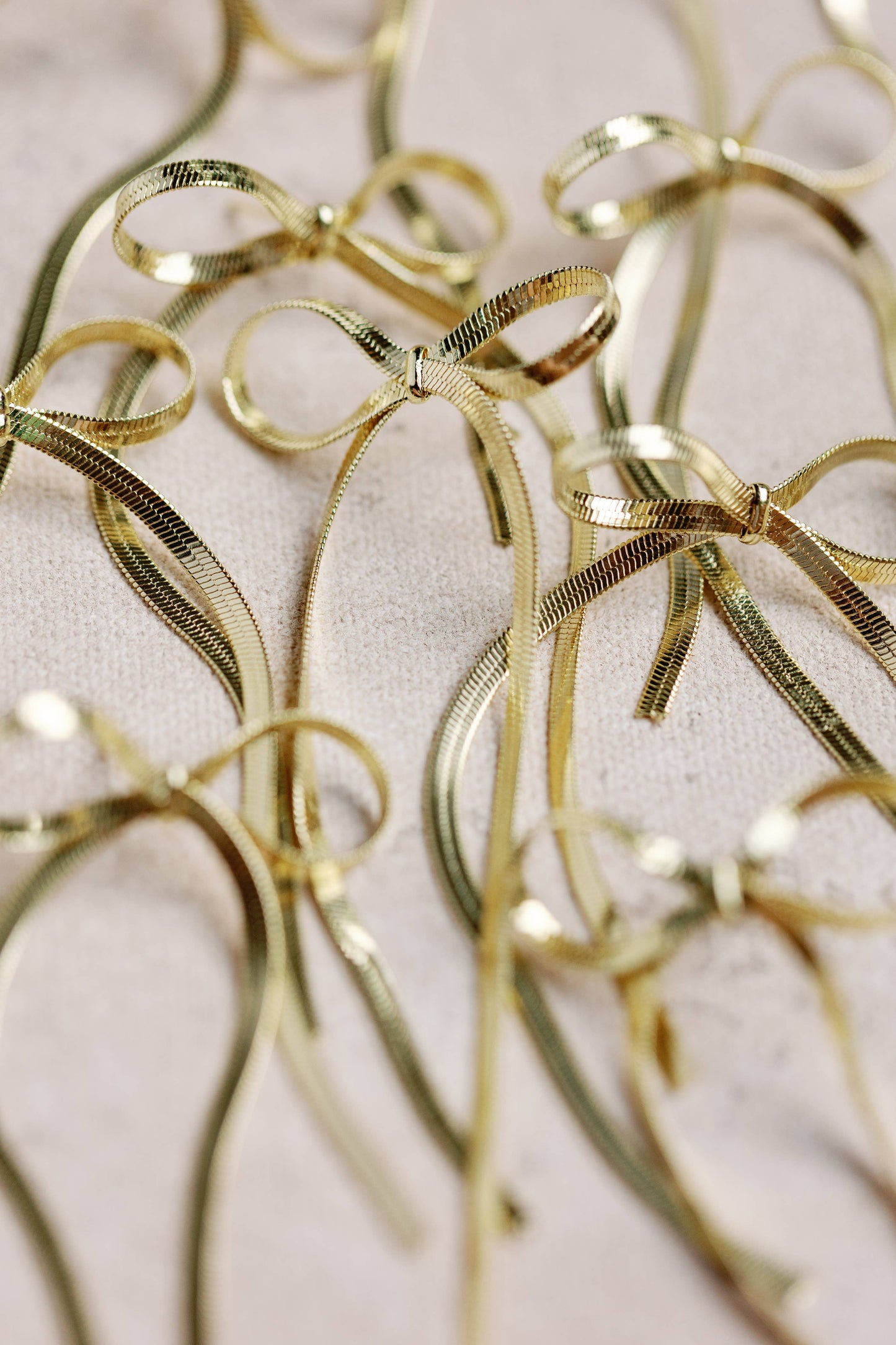 Maxi Gold Duster Bow Statement Earrings