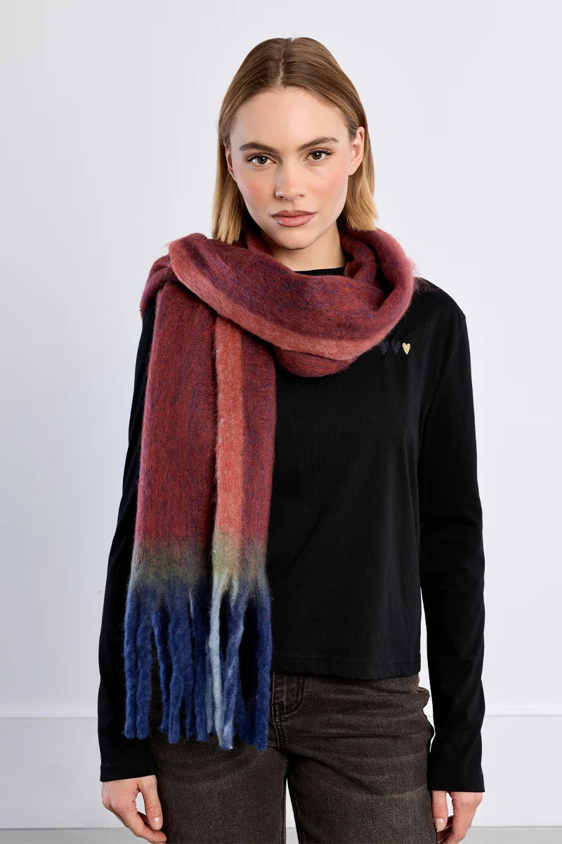 Long Fringed Scarf