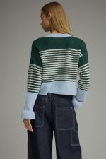 Evergreen Striped Cardigan