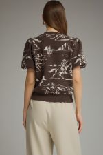 Western Puff Sleeve Top