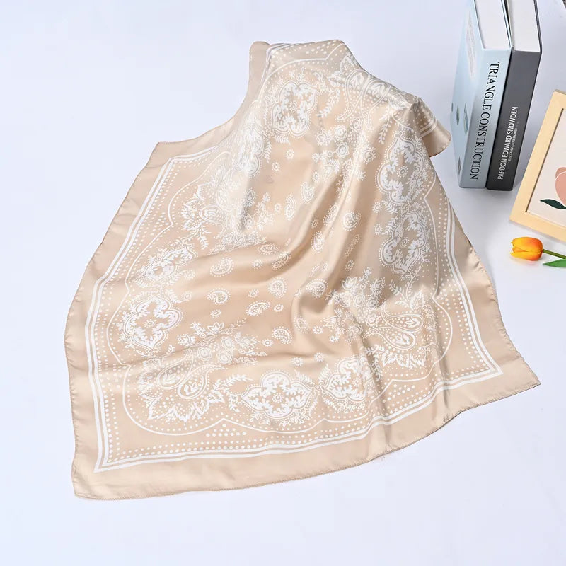 Western Bandana Scarf Silk