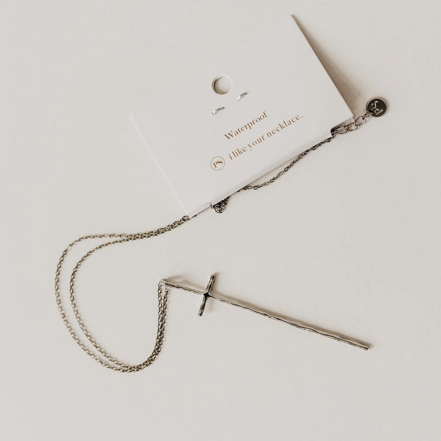 Modern Cross Necklace