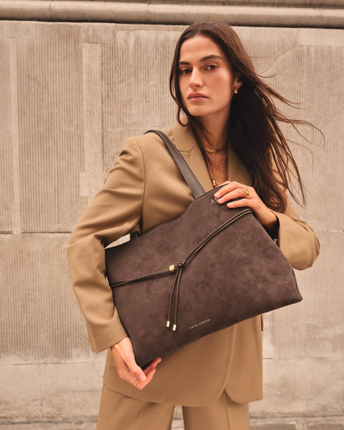 Lori Suedette Tote Bag