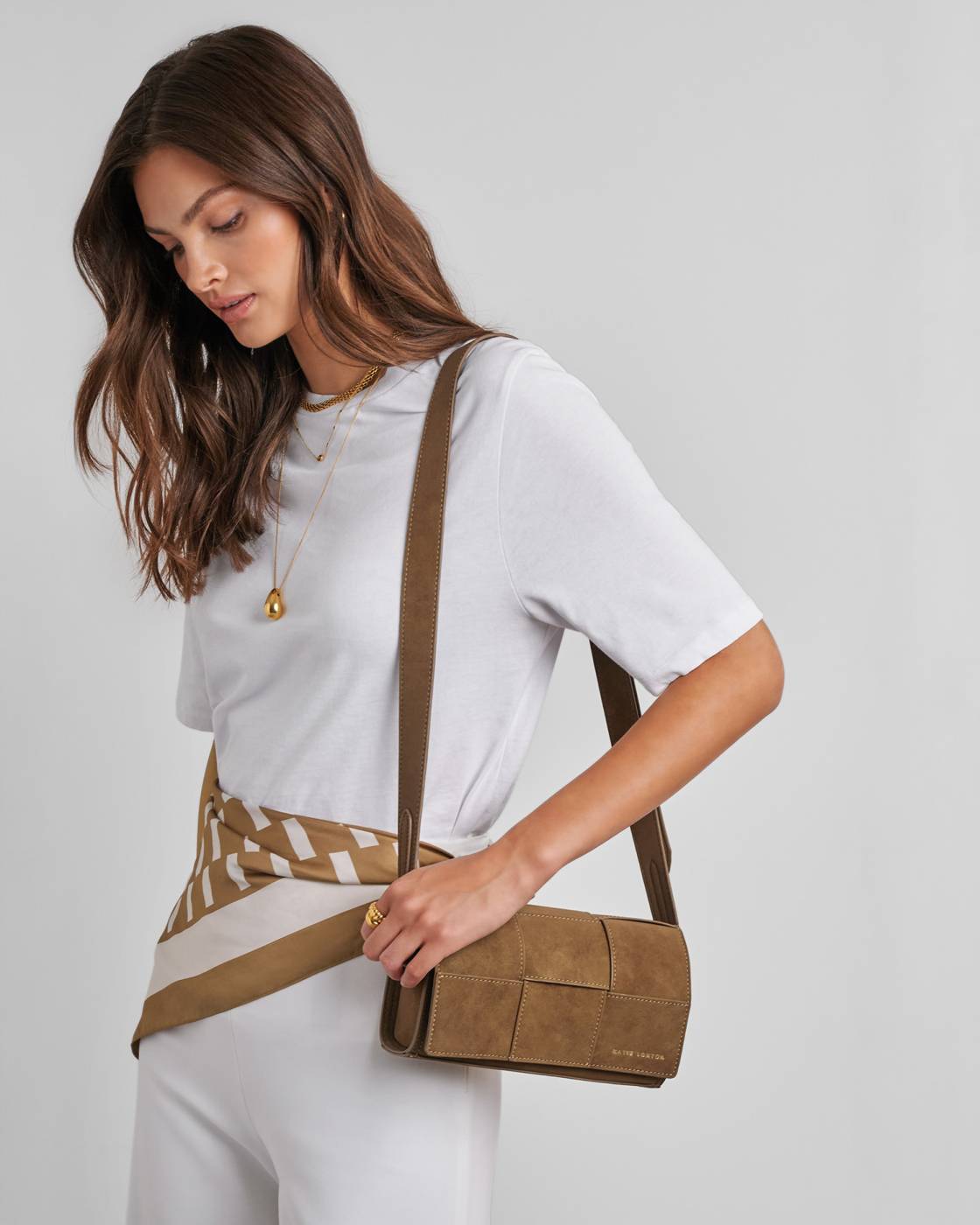 Taya Suedette Crossbody Bag