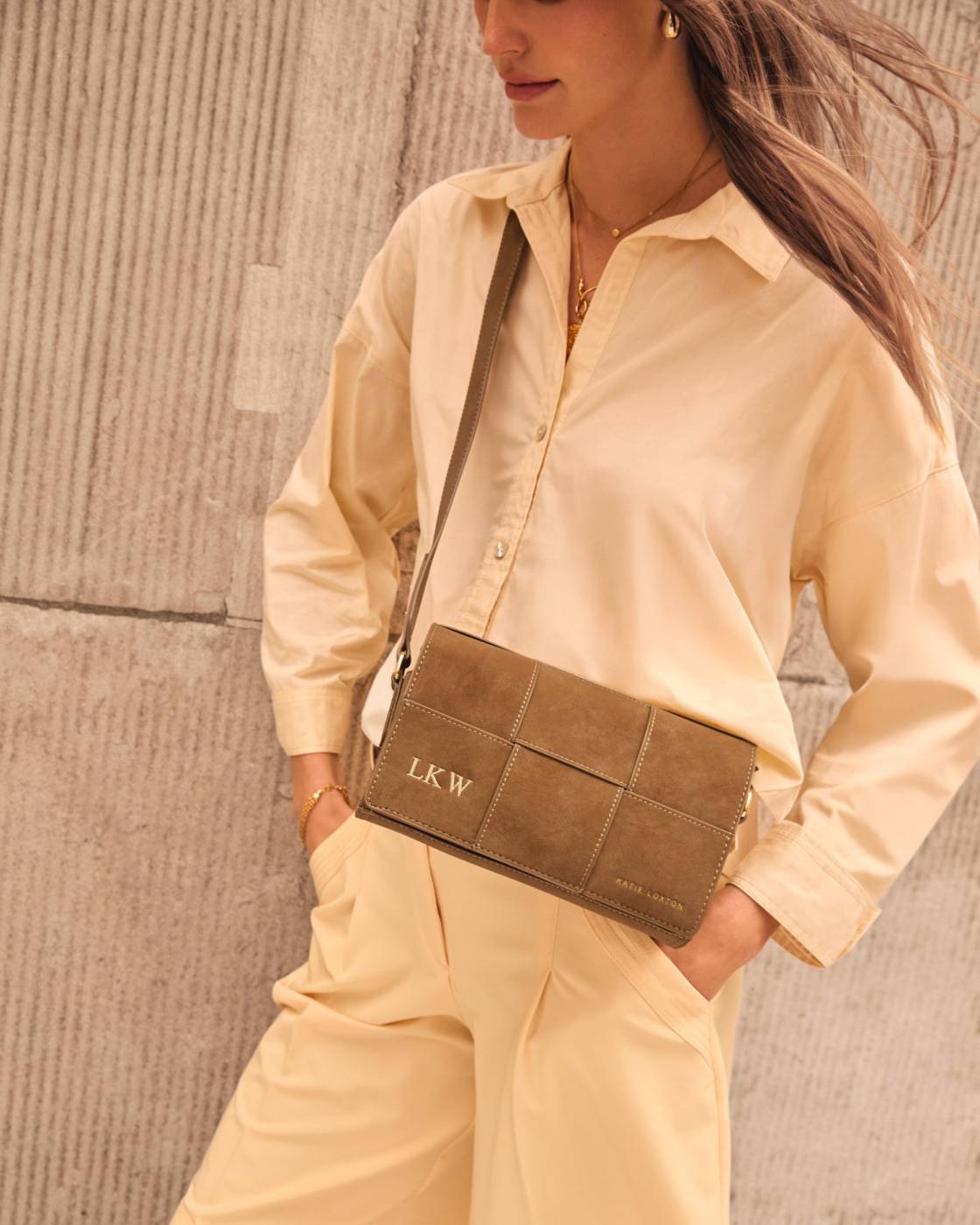 Taya Suedette Crossbody Bag