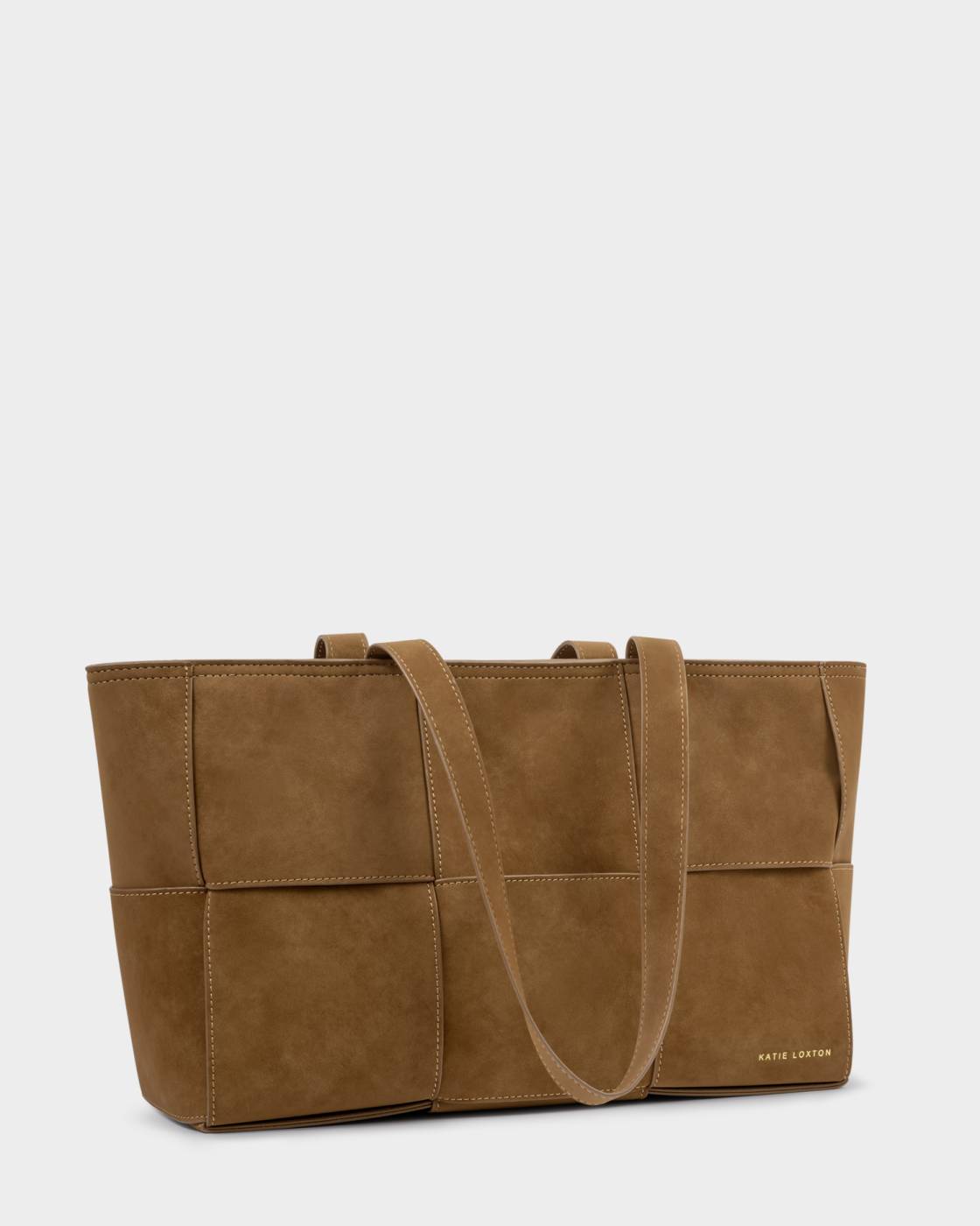 Taya Hand Woven Suedette Tote Bag