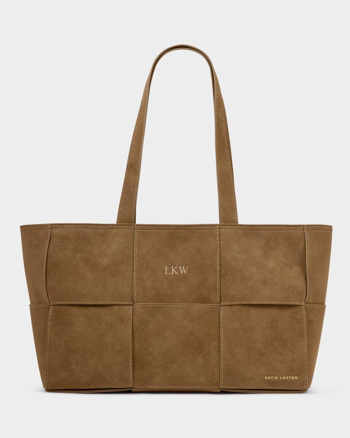 Taya Hand Woven Suedette Tote Bag