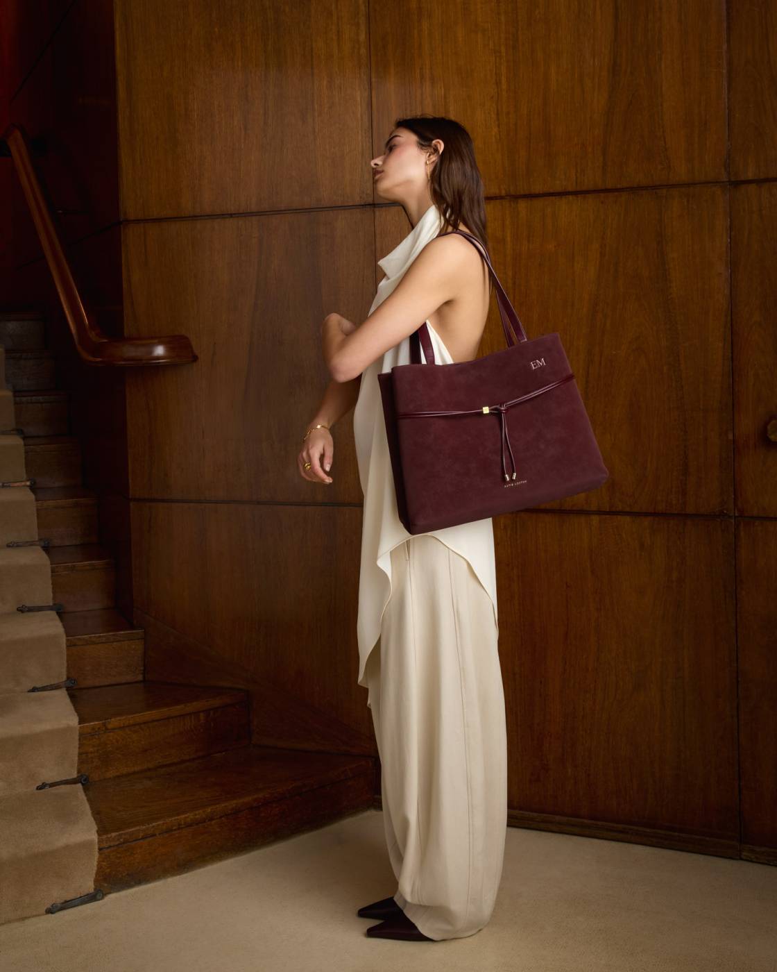 Lori Suedette Tote Bag