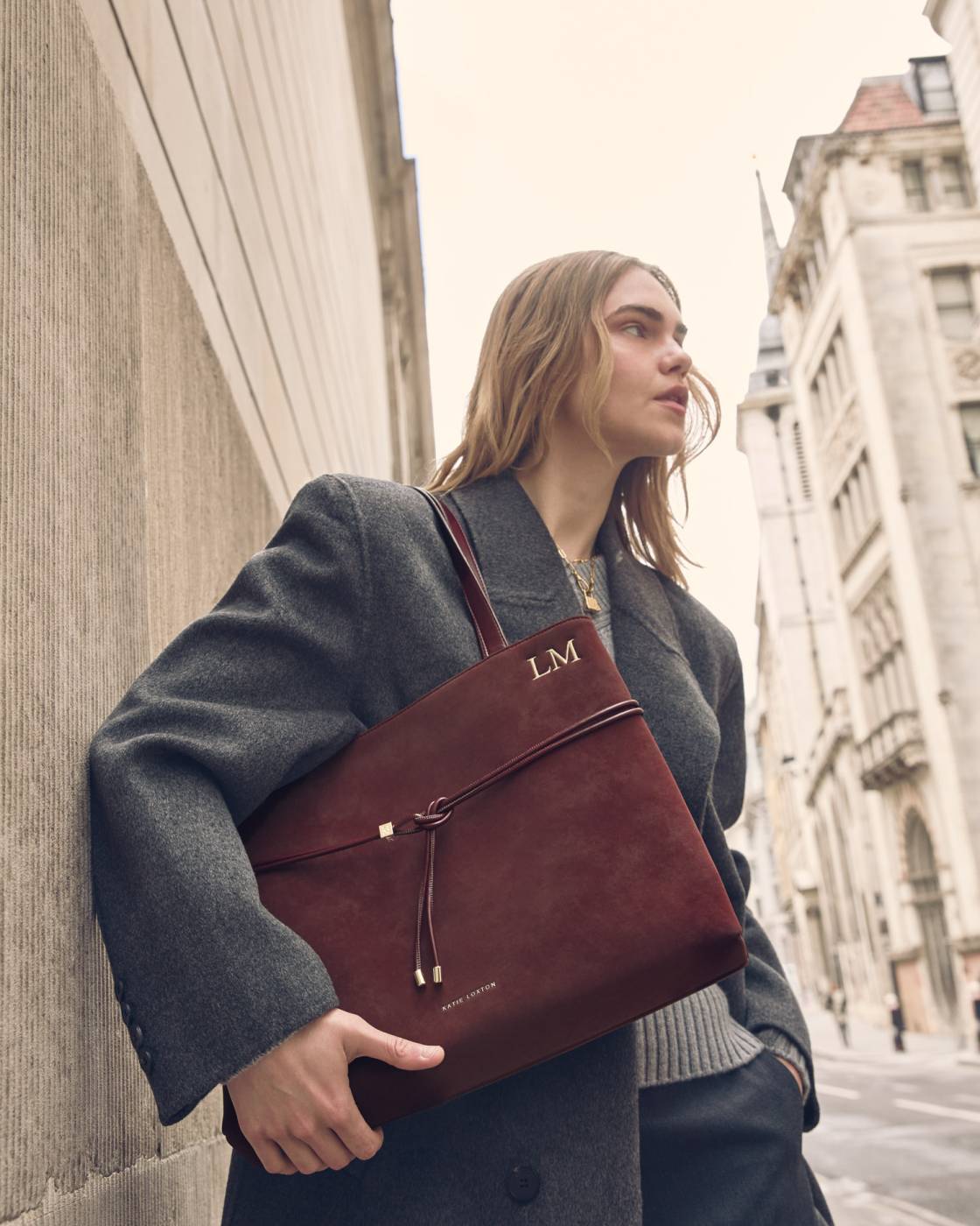 Lori Suedette Tote Bag