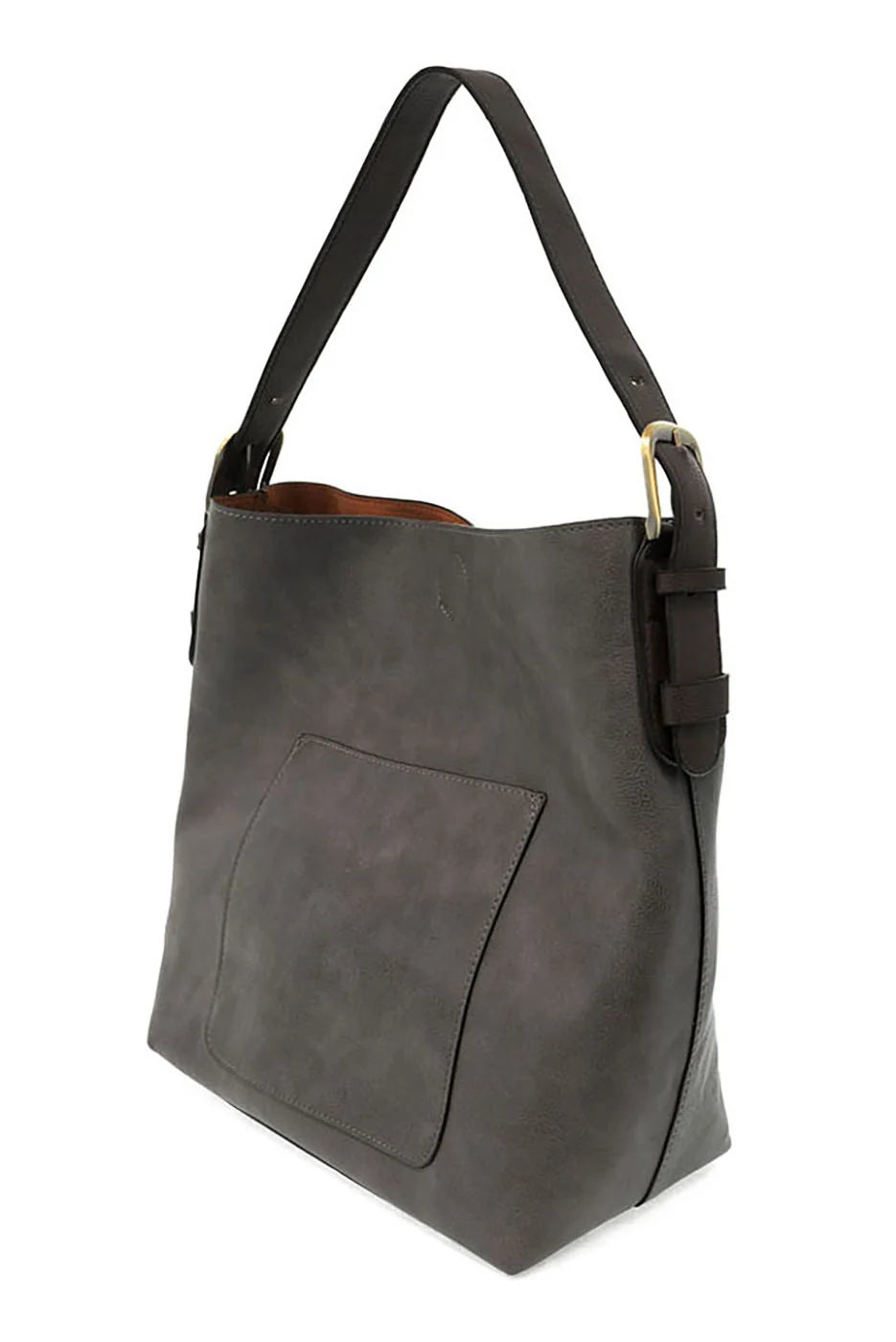 Charcoal Hobo Black Handle Handbag