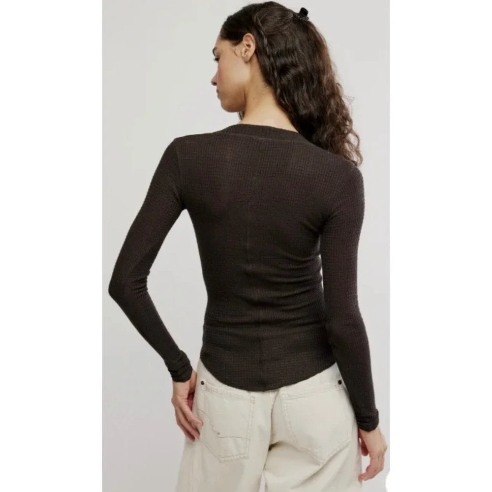 Going Places Cardi Deep Fudge