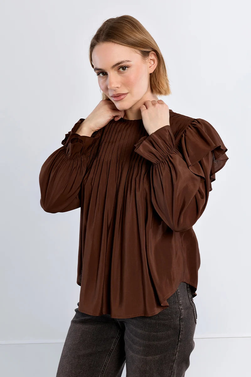 Mocha Muse Blouse