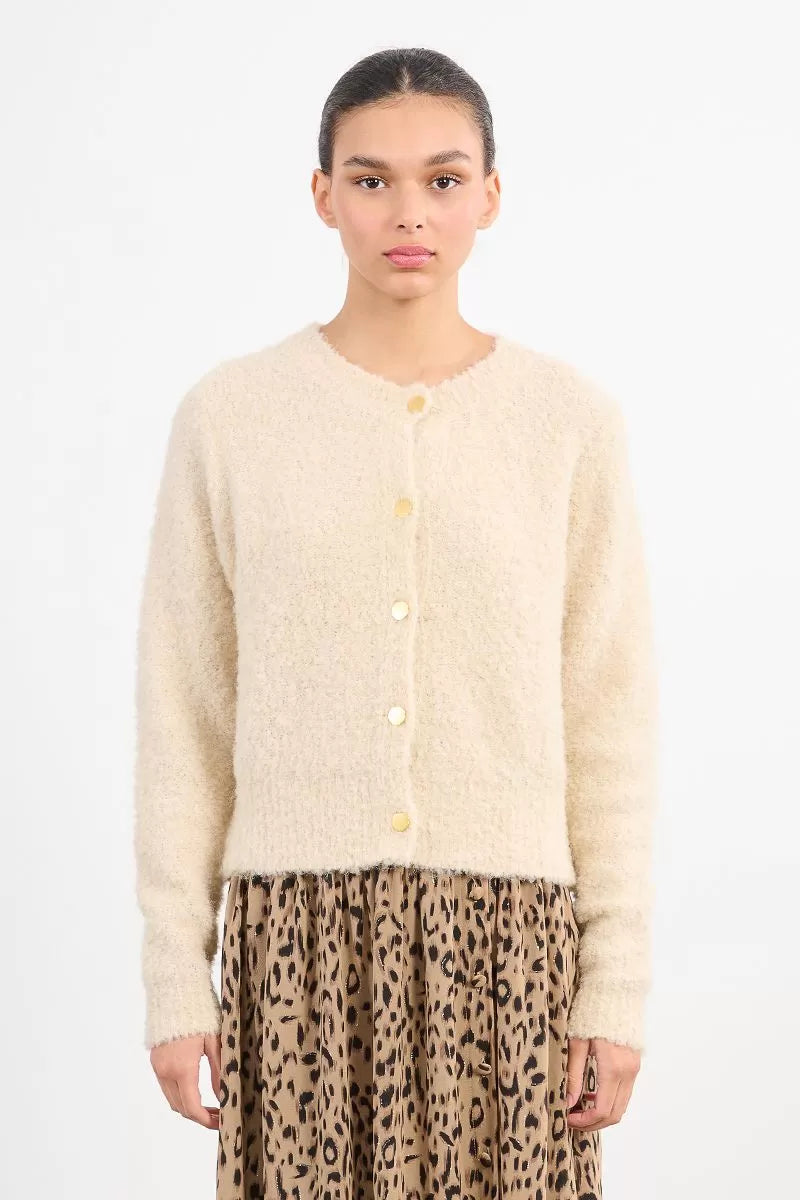 Textured Knit Cardigan